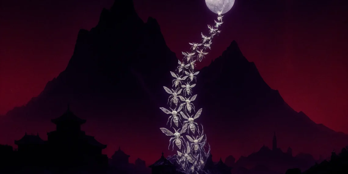 El enjambre Asrestar coloniza Ruḥā Ḥayyā y manifiesta la voluntad de Yhoundeh 