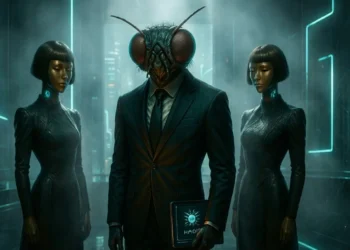 Poligamia y esposas diseñadas genéticamente en Hadit Industries